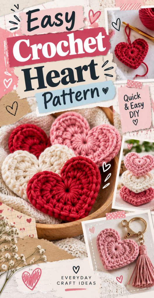 Easy Crochet Heart Pattern